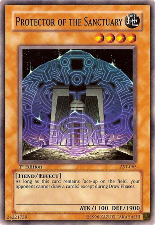 Protector of the Sanctuary AST-065 card from Ancient Sanctuary