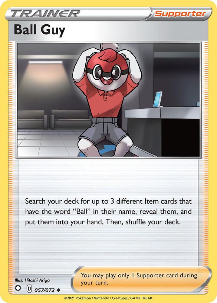 Ball Guy 057/072 card from Shining Fates