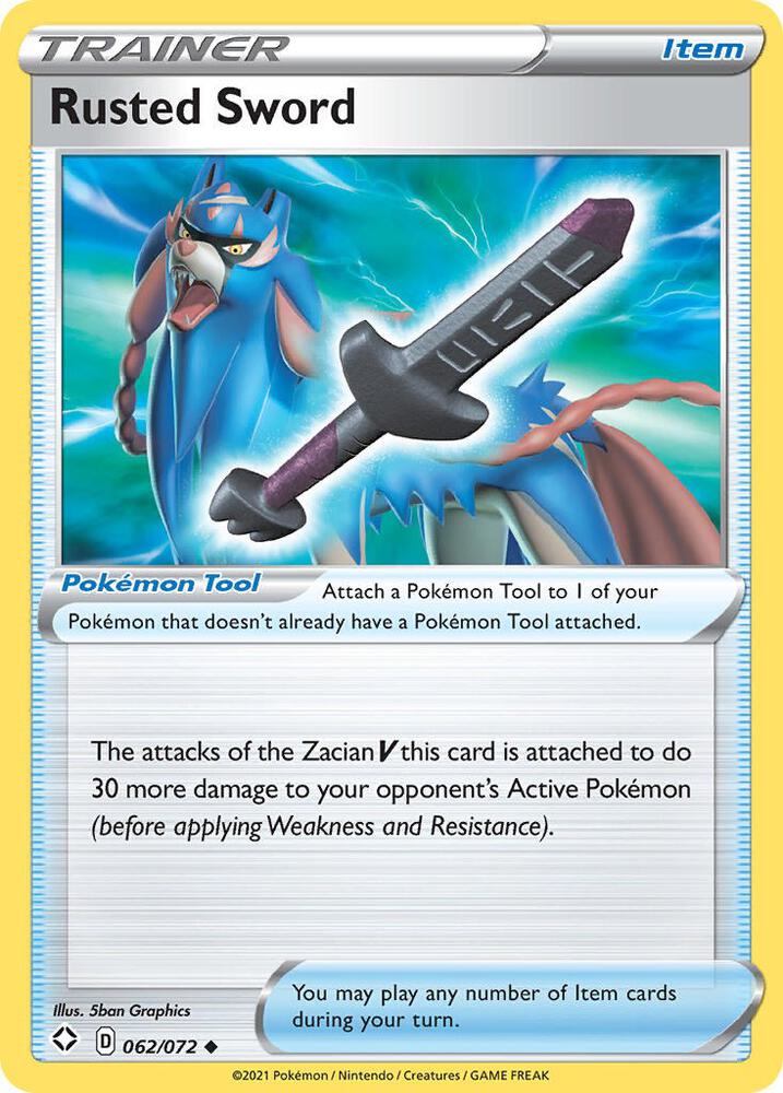Rusted Sword 062/072 card from Shining Fates