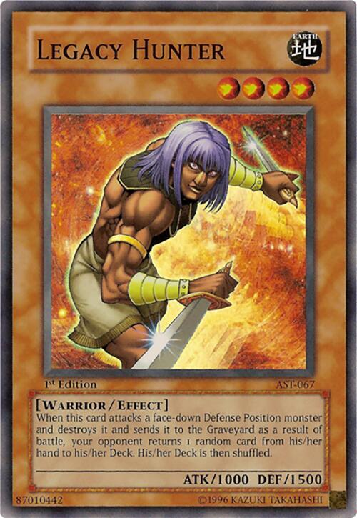 Legacy Hunter AST-067 card from Ancient Sanctuary