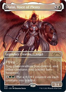 Shalai, Voice of Plenty 244 card from Secret Lair Drop Series