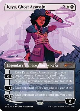 Kaya, Ghost Assassin 247 card from Secret Lair Drop Series