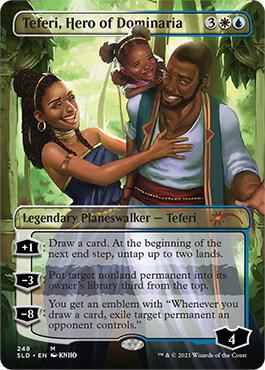 Teferi, Hero of Dominaria 248 card from Secret Lair Drop Series
