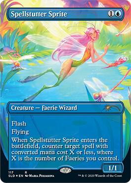 Spellstutter Sprite 117 card from Secret Lair Drop Series