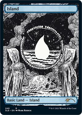 Island (Crushing Brutality) 240 card from Secret Lair Drop Series