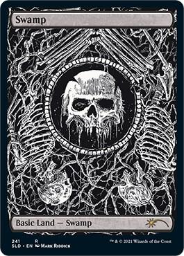 Swamp (Crushing Brutality) 241 card from Secret Lair Drop Series