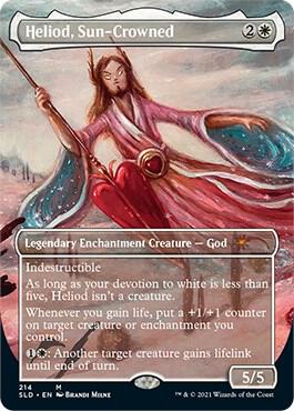 Heliod, Sun-Crowned 214 card from Secret Lair Drop Series