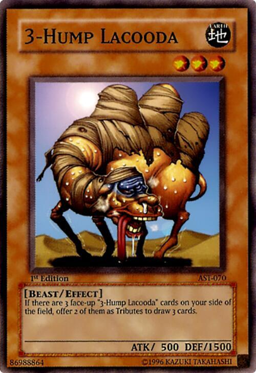 3-Hump Lacooda AST-070 card from Ancient Sanctuary