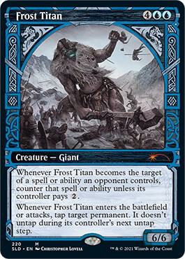 Frost Titan 220 card from Secret Lair Drop Series