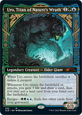 Uro, Titan of Nature's Wrath 222 card from Secret Lair Drop Series