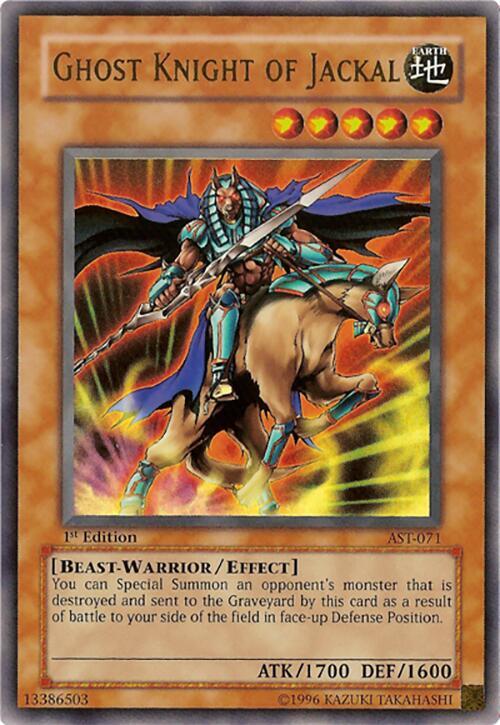 Ghost Knight of Jackal AST-071 card from Ancient Sanctuary