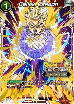 Galick Cannon DB1-020 card from Judge Promotion Cards