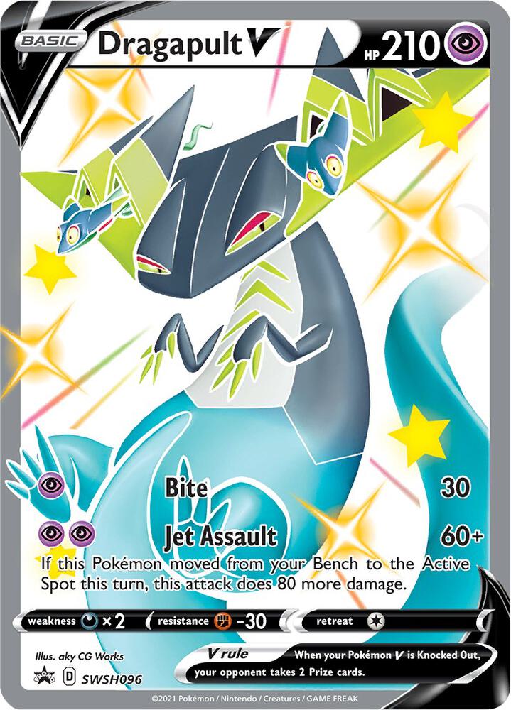 Dragapult V SWSH096 card from SWSH: Sword & Shield Promo Cards