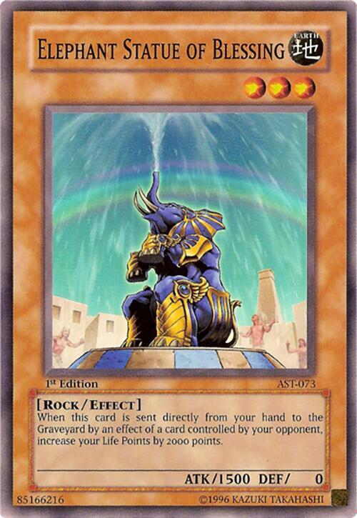 Elephant Statue of Blessing AST-073 card from Ancient Sanctuary