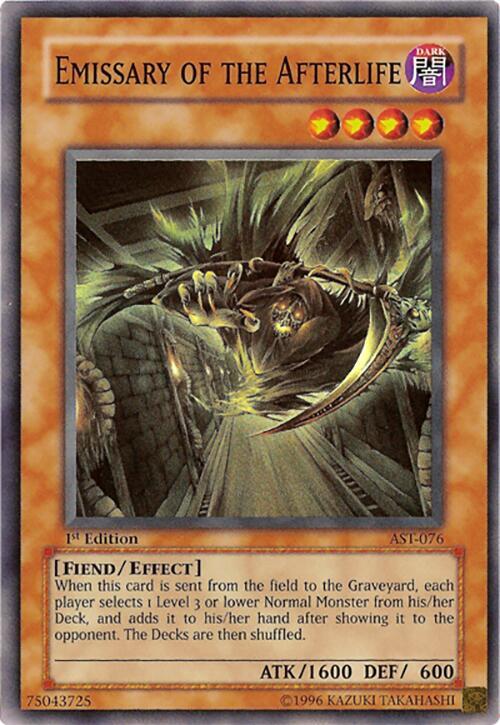 Emissary of the Afterlife AST-076 card from Ancient Sanctuary