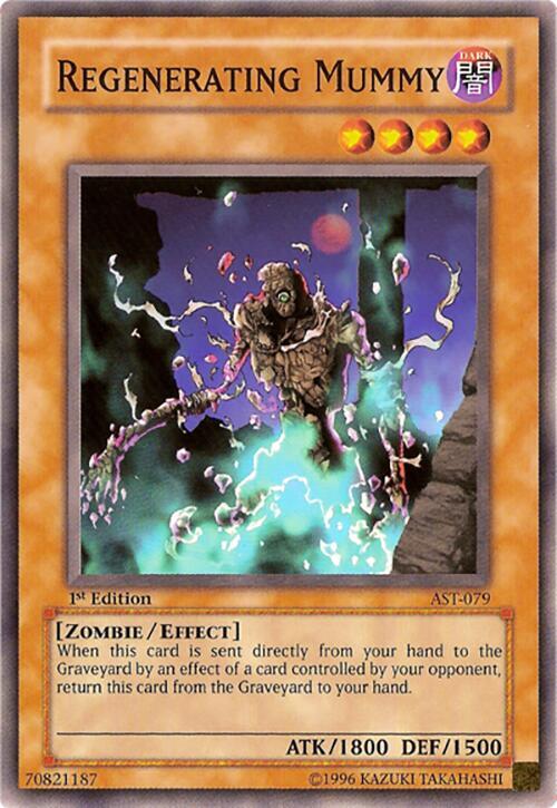 Regenerating Mummy AST-079 card from Ancient Sanctuary