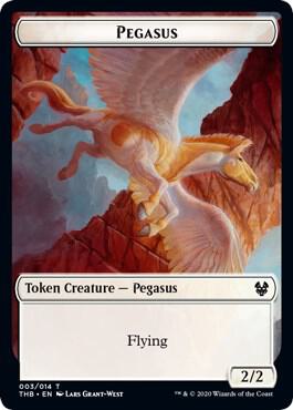 Pegasus // Wall Double-Sided Token (Challenger 2021) 3 // 14 card from Unique and Miscellaneous Promos