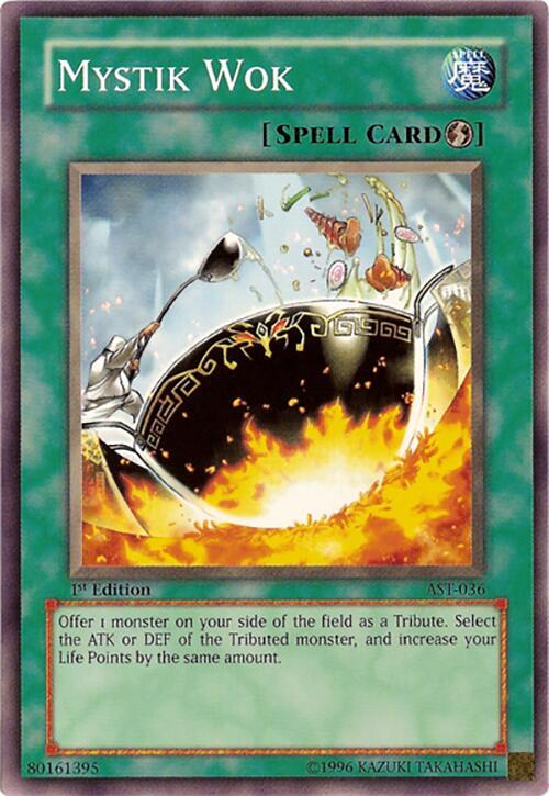 Mystik Wok AST-036 card from Ancient Sanctuary