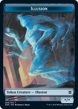 Illusion // Pegasus Double-Sided Token (Challenger 2021) 6 // 3 card from Unique and Miscellaneous Promos