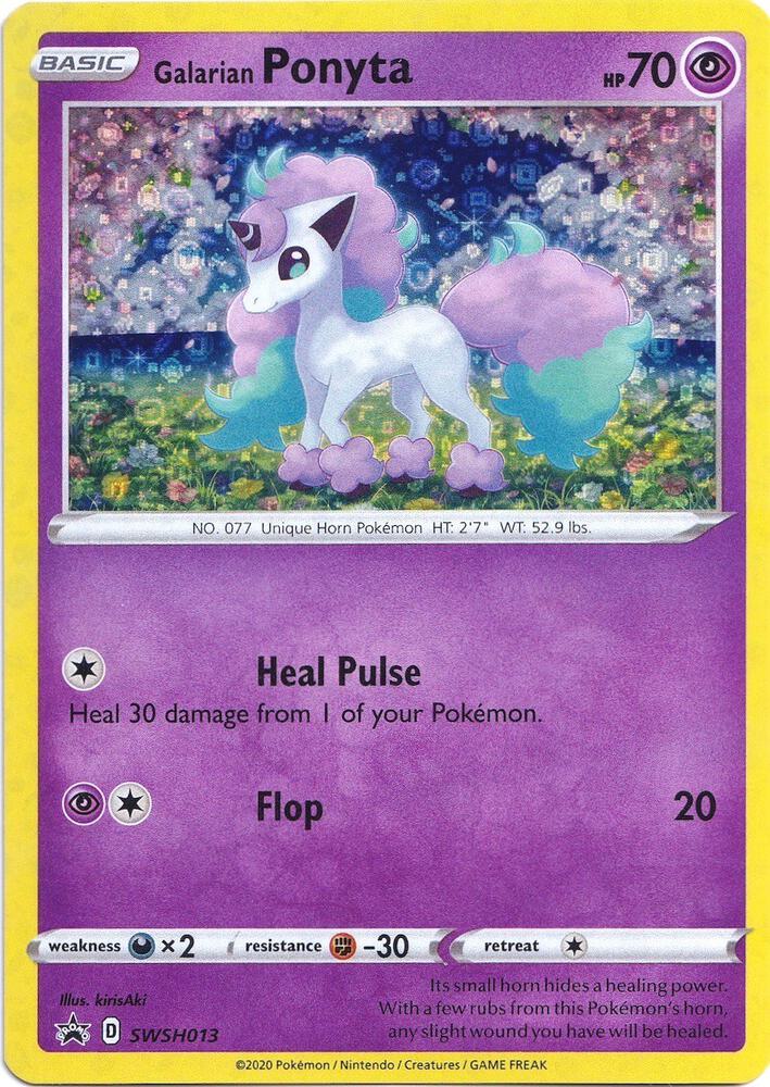 Galarian Ponyta (General Mills Promo) SWSH013 card from Miscellaneous Cards & Products