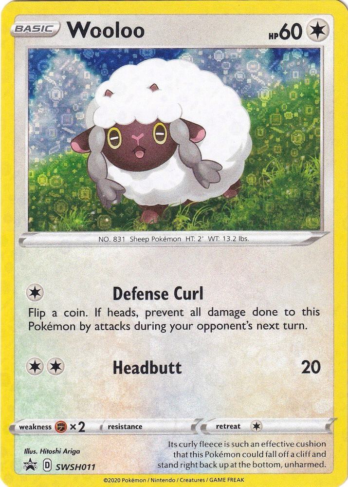 Wooloo (General Mills) SWSH011 card from Miscellaneous Cards & Products