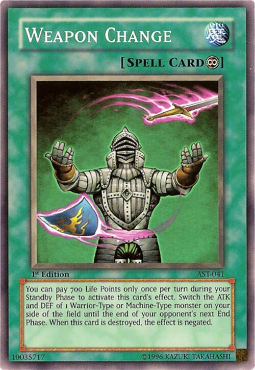 Weapon Change AST-041 card from Ancient Sanctuary