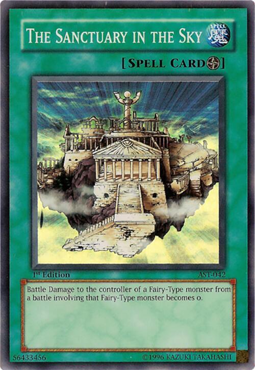 The Sanctuary in the Sky AST-042 card from Ancient Sanctuary