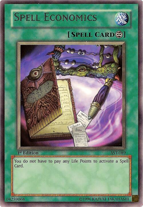 Spell Economics AST-089 card from Ancient Sanctuary