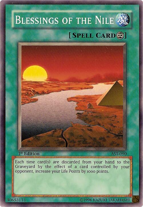 Blessings of the Nile AST-090 card from Ancient Sanctuary