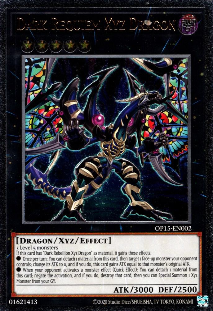Dark Requiem Xyz Dragon (UTR) OP15-EN002 card from OTS Tournament Pack 15