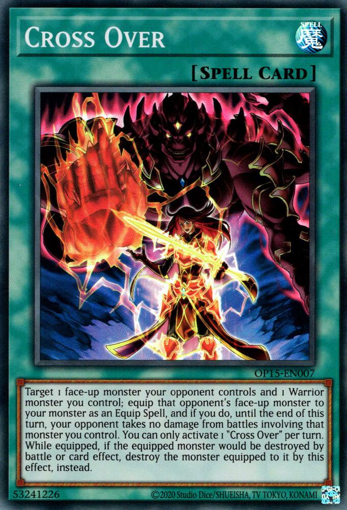 Cross Over OP15-EN007 card from OTS Tournament Pack 15