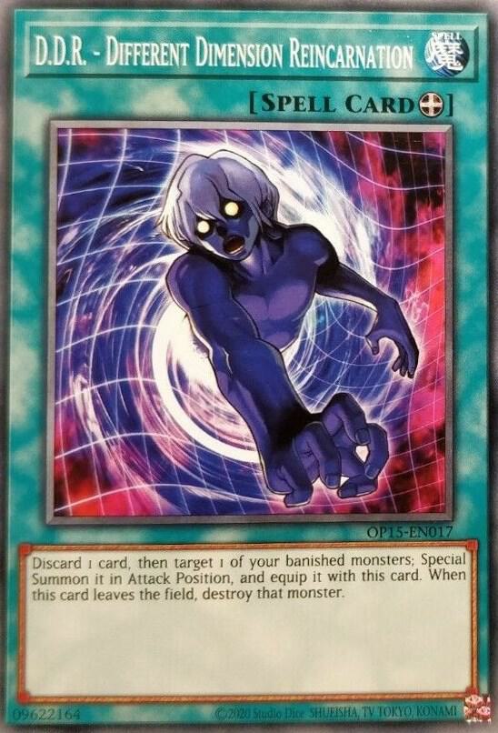 D.D.R. - Different Dimension Reincarnation OP15-EN017 card from OTS Tournament Pack 15