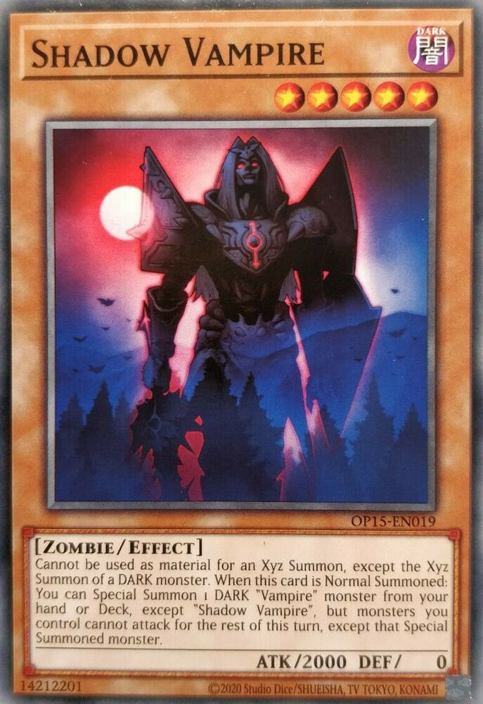 Shadow Vampire OP15-EN019 card from OTS Tournament Pack 15