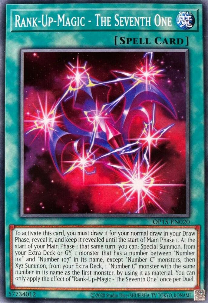 Rank-Up-Magic - The Seventh One OP15-EN020 card from OTS Tournament Pack 15