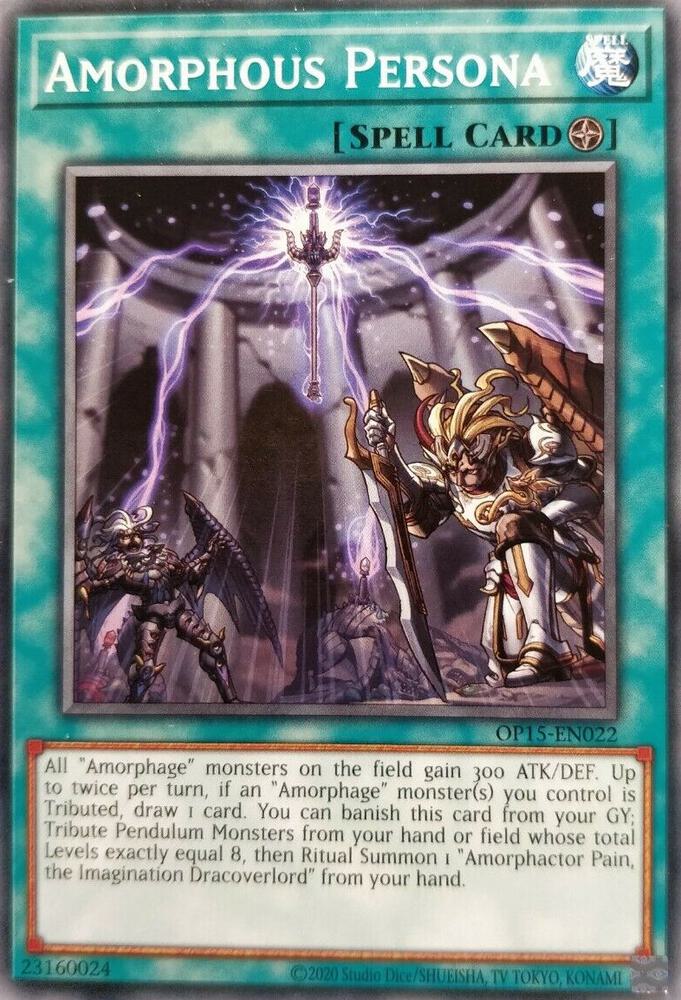 Amorphous Persona OP15-EN022 card from OTS Tournament Pack 15