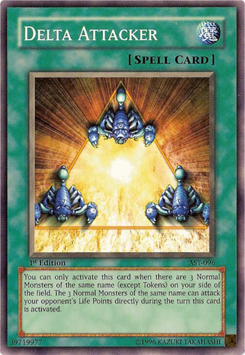 Delta Attacker AST-096 card from Ancient Sanctuary