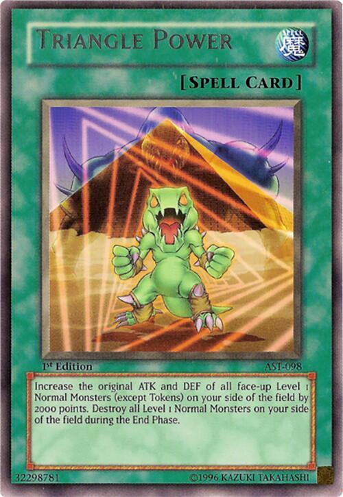 Triangle Power AST-098 card from Ancient Sanctuary