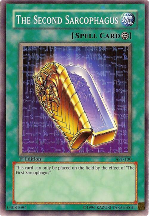 The Second Sarcophagus AST-100 card from Ancient Sanctuary