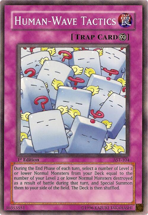 Human-Wave Tactics AST-104 card from Ancient Sanctuary