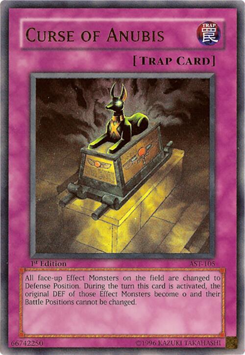 Curse of Anubis AST-105 card from Ancient Sanctuary
