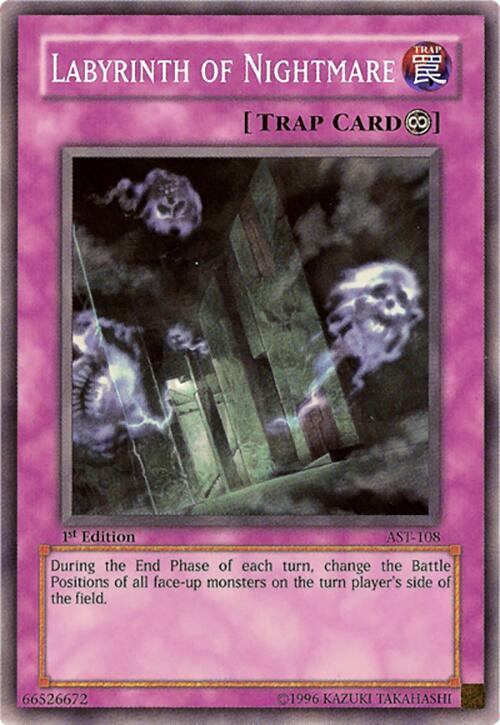 Labyrinth of Nightmare AST-108 card from Ancient Sanctuary