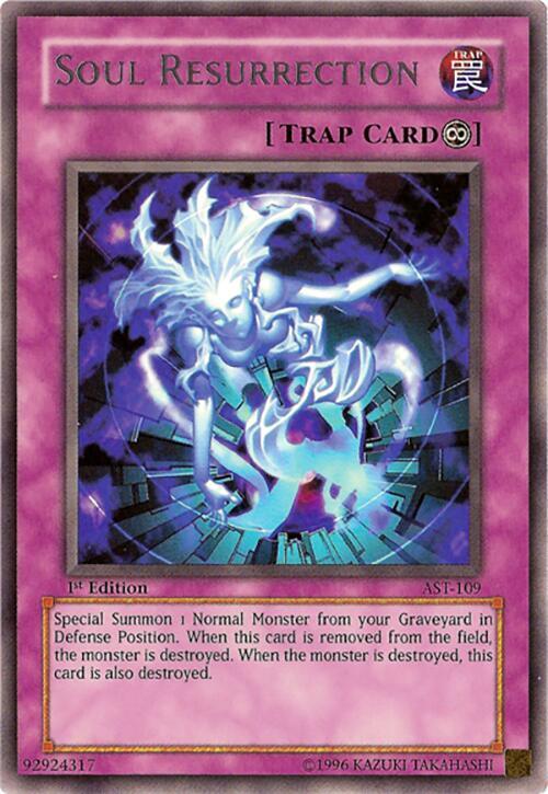 Soul Resurrection AST-109 card from Ancient Sanctuary