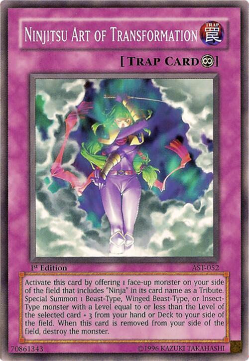 Ninjitsu Art of Transformation AST-052 card from Ancient Sanctuary