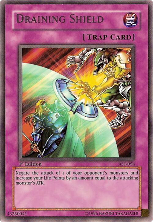 Draining Shield AST-054 card from Ancient Sanctuary
