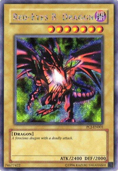 Red-Eyes B. Dragon PCJ-EN001 card from Power of Chaos: Joey the Passion