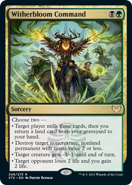 Witherbloom Command 248 card from Strixhaven: School of Mages