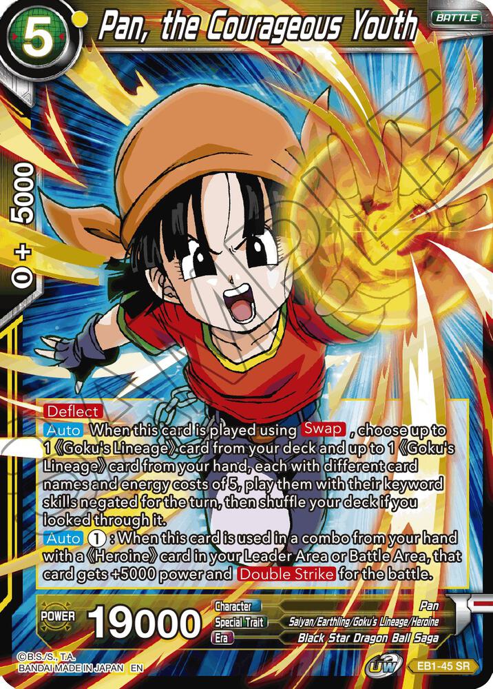 Pan, the Courageous Youth EB1-45 card from Battle Evolution Booster