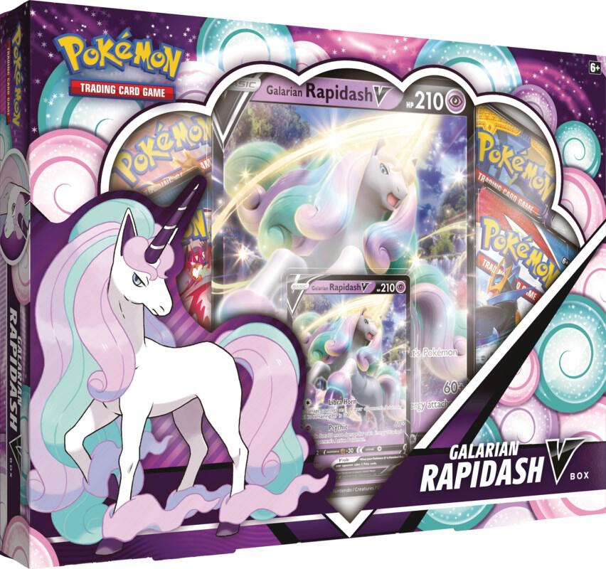 Galarian Rapidash V Box card from SWSH05: Battle Styles