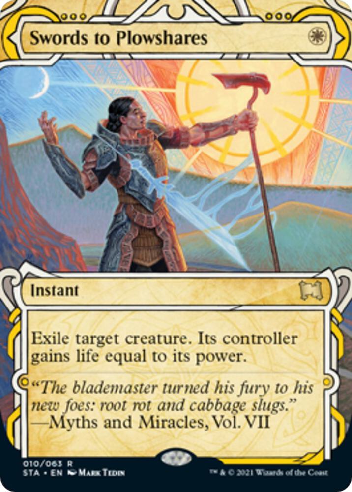 Swords to Plowshares 10 card from Strixhaven: Mystical Archive