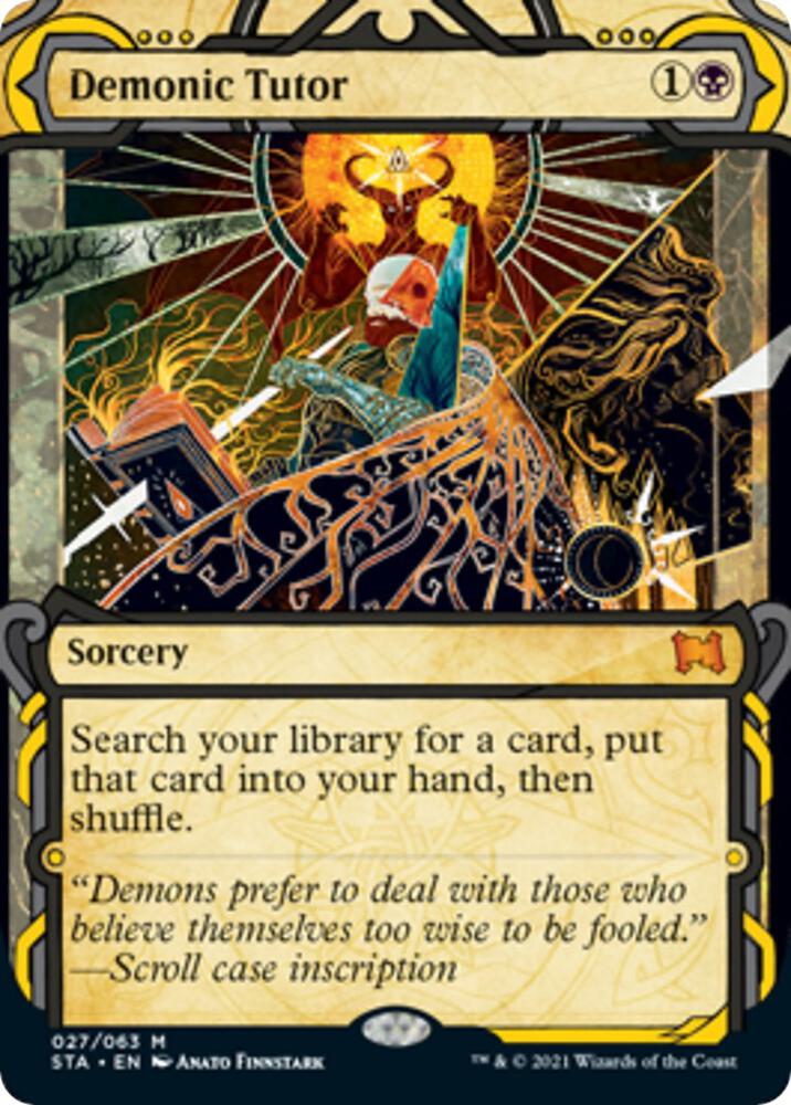 Demonic Tutor 27 card from Strixhaven: Mystical Archive